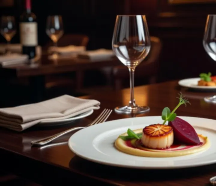 Wykwintne dania i autorskie koktajle serwowane w eleganckiej restauracji